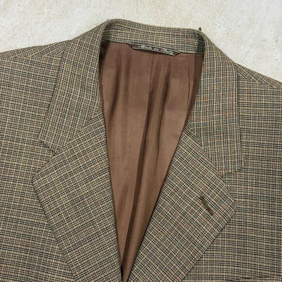 Barneys New York Redaelli Hopsack Blazer Loro Piana 110s Sport Coat Italy 42 L - Picture 5 of 10